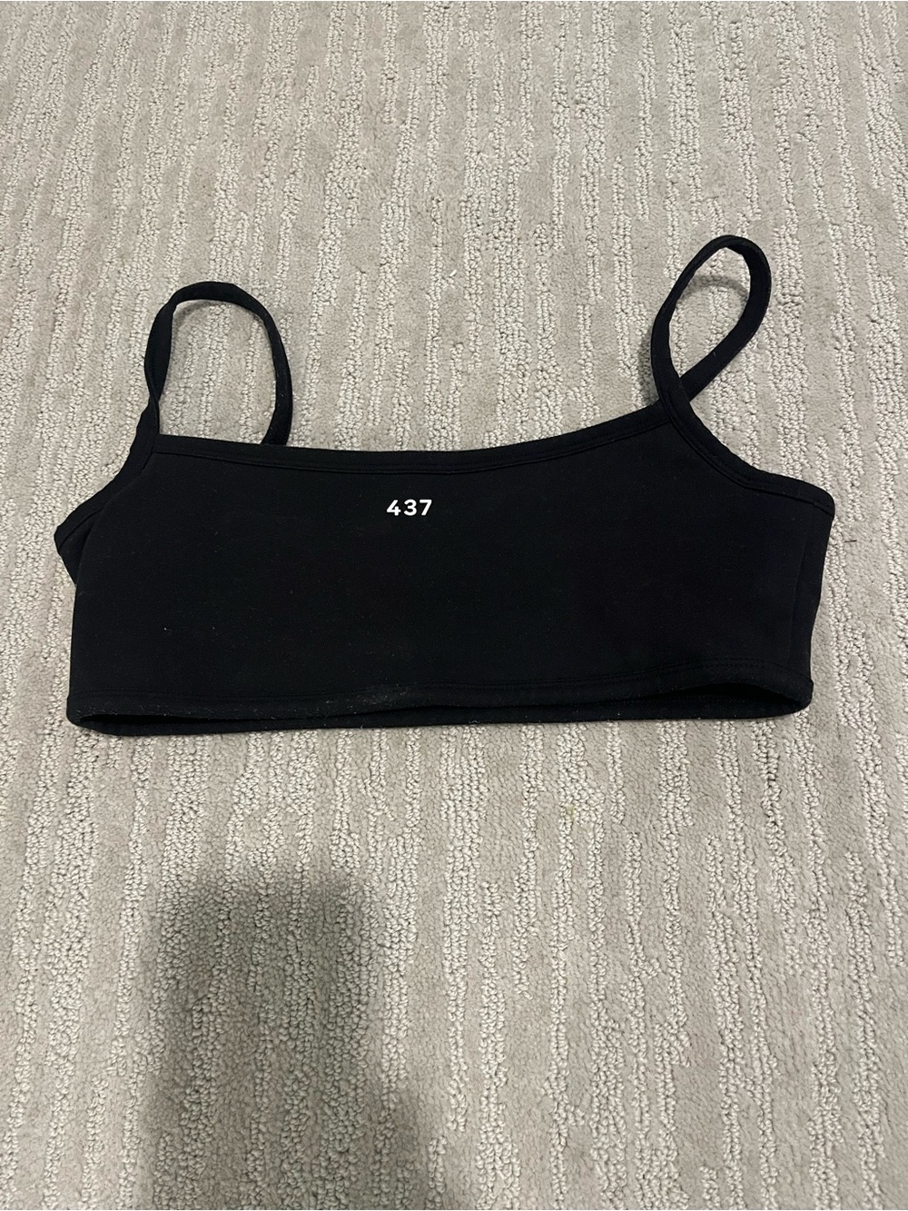 437 The Micro Bra - Black - Picture 3 of 4